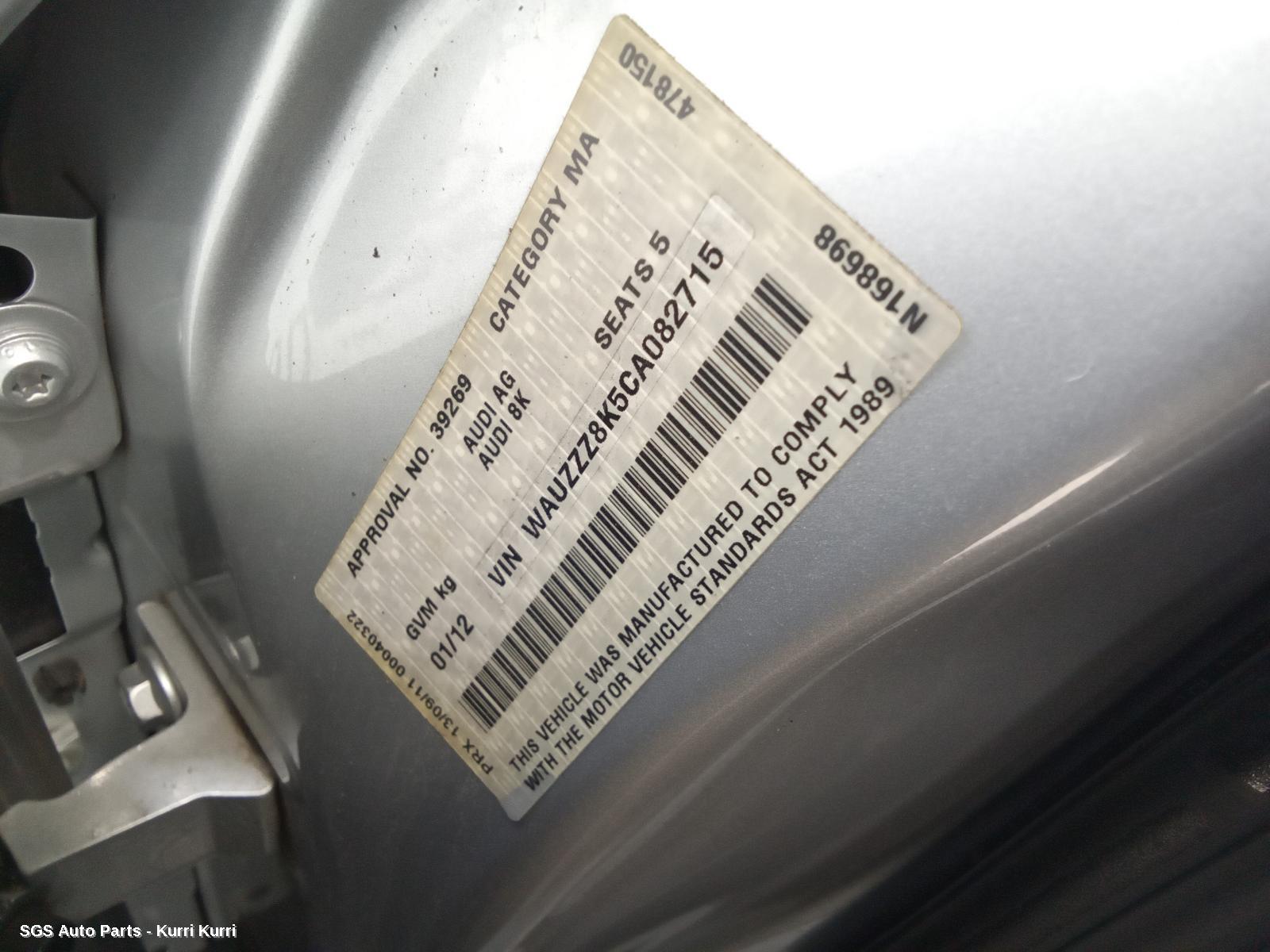 Audi A4 2008–2012 Trans/Gearbox (Stock 00013279)